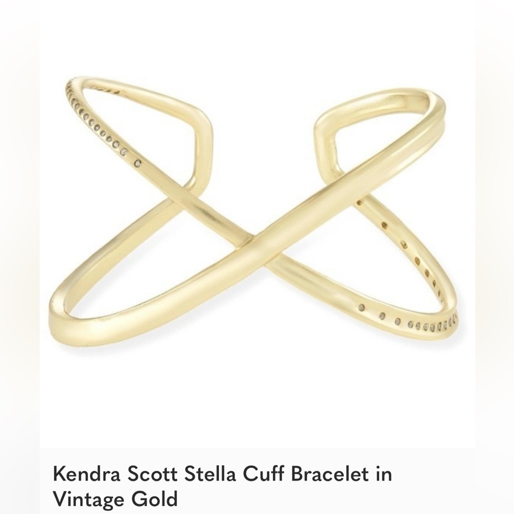 Kendra Scott Stella Gold Cuff Bracelet